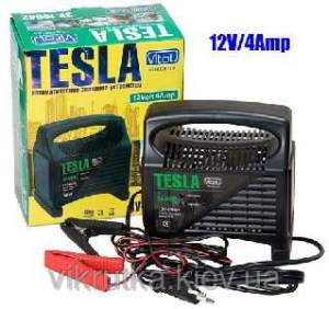 TESLA ЗУ-10642 12V 4A 10-60Ач светодиодный индикатор - зарядное устройство для АКБ TESLA ЗУ-10642 12V 4A 10-60Ач светодиодный индикатор - зарядное устройство для АКБ