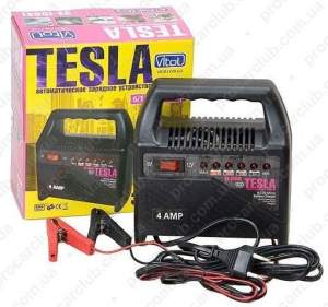 TESLA ЗУ-10641 6-12V 4A 10-60Ач светодиодный индикатор - зарядное устройство для АКБ TESLA ЗУ-10641 6-12V 4A 10-60Ач светодиодный индикатор - зарядное устройство для АКБ