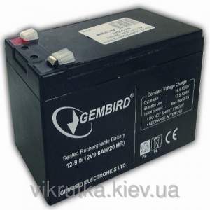 EnerGenie (Gembird) BAT-12V9AH - Аккумуляторная батарея 12В 9Aч