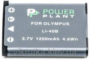 Aккумулятор PowerPlant Olympus Li-40B, Li-42B, D-Li63, D-Li108, NP-45, NP-80, NP-82, EN-EL10, KLIC
