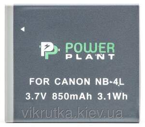 Aккумулятор PowerPlant Canon NB-4L